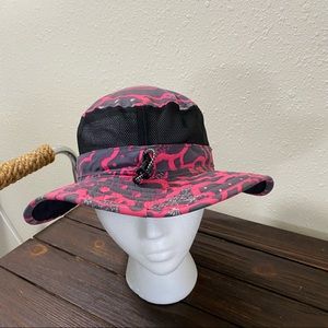 Columbia Hat Kids Omni Shade Hat Camo Sun One Size Camo Pink and gray breathable